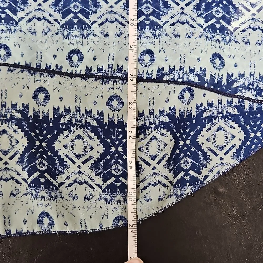 Teenbell Boho Tribal Ikat Pattern Tank S flowy Geometric Drapey Festival Desert